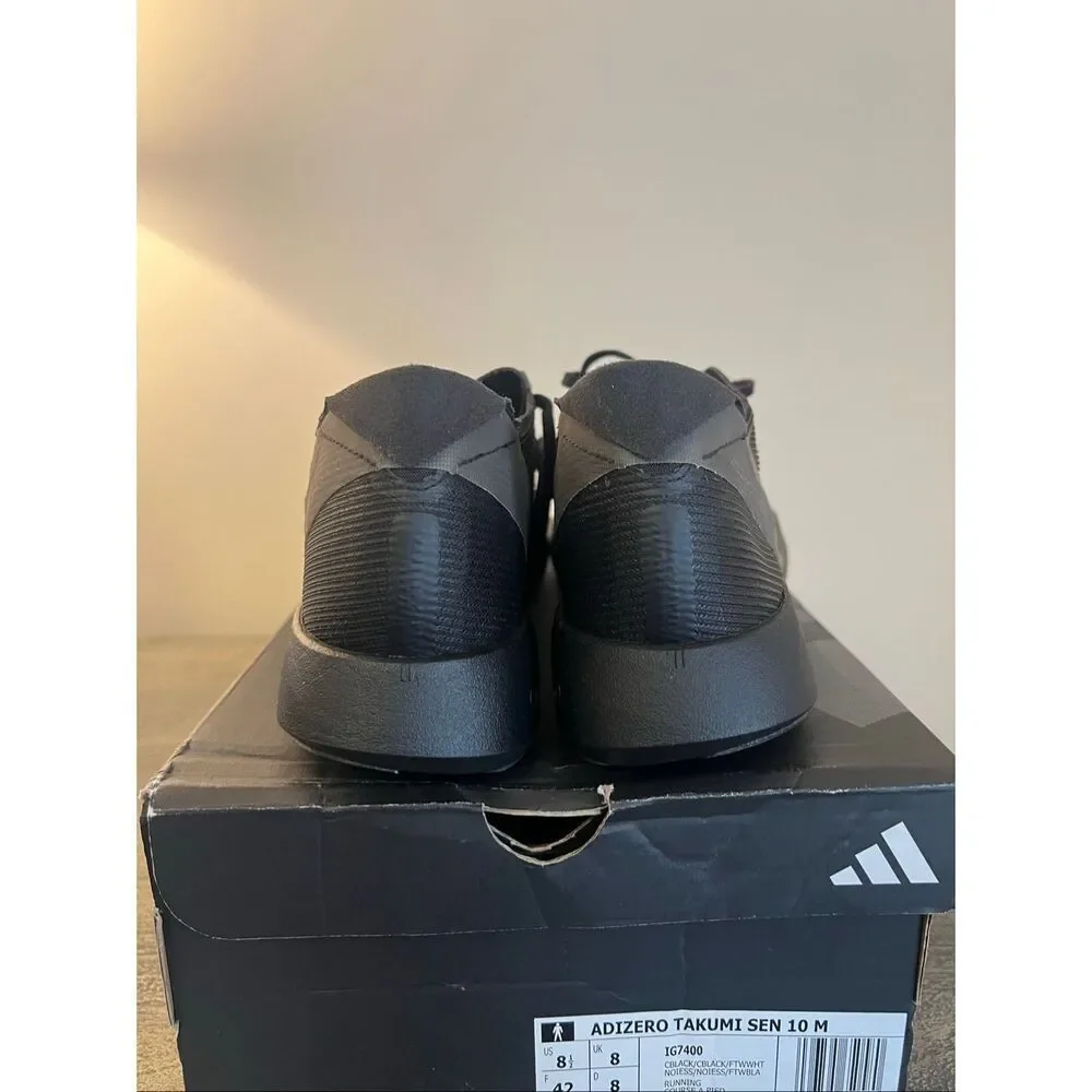 Adidas Adizero Takumi Sen 10 Running Shoes – Core Black – Men’s US 8.5